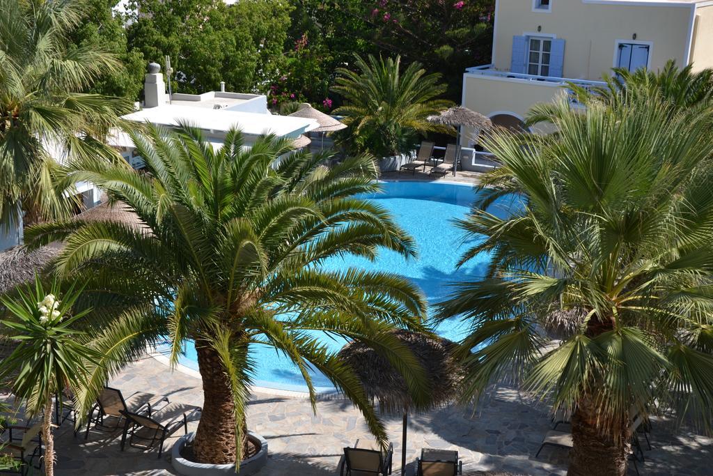 Zephyros Hotel Kamari  Bagian luar foto