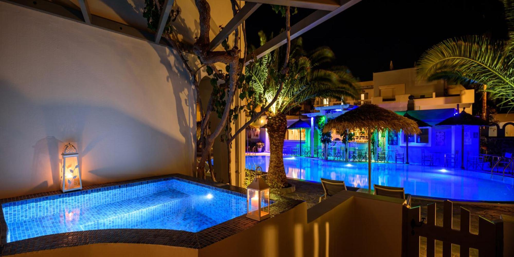 Zephyros Hotel Kamari  Bagian luar foto