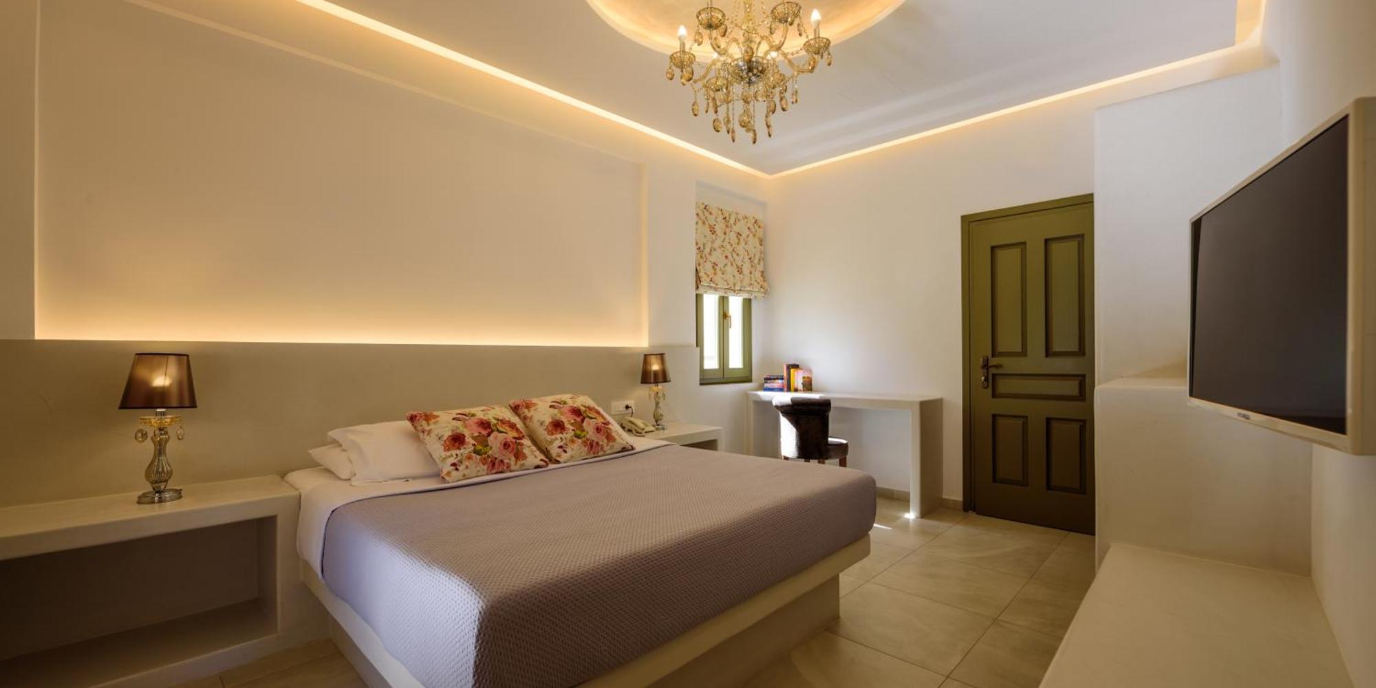 Zephyros Hotel Kamari  Bagian luar foto