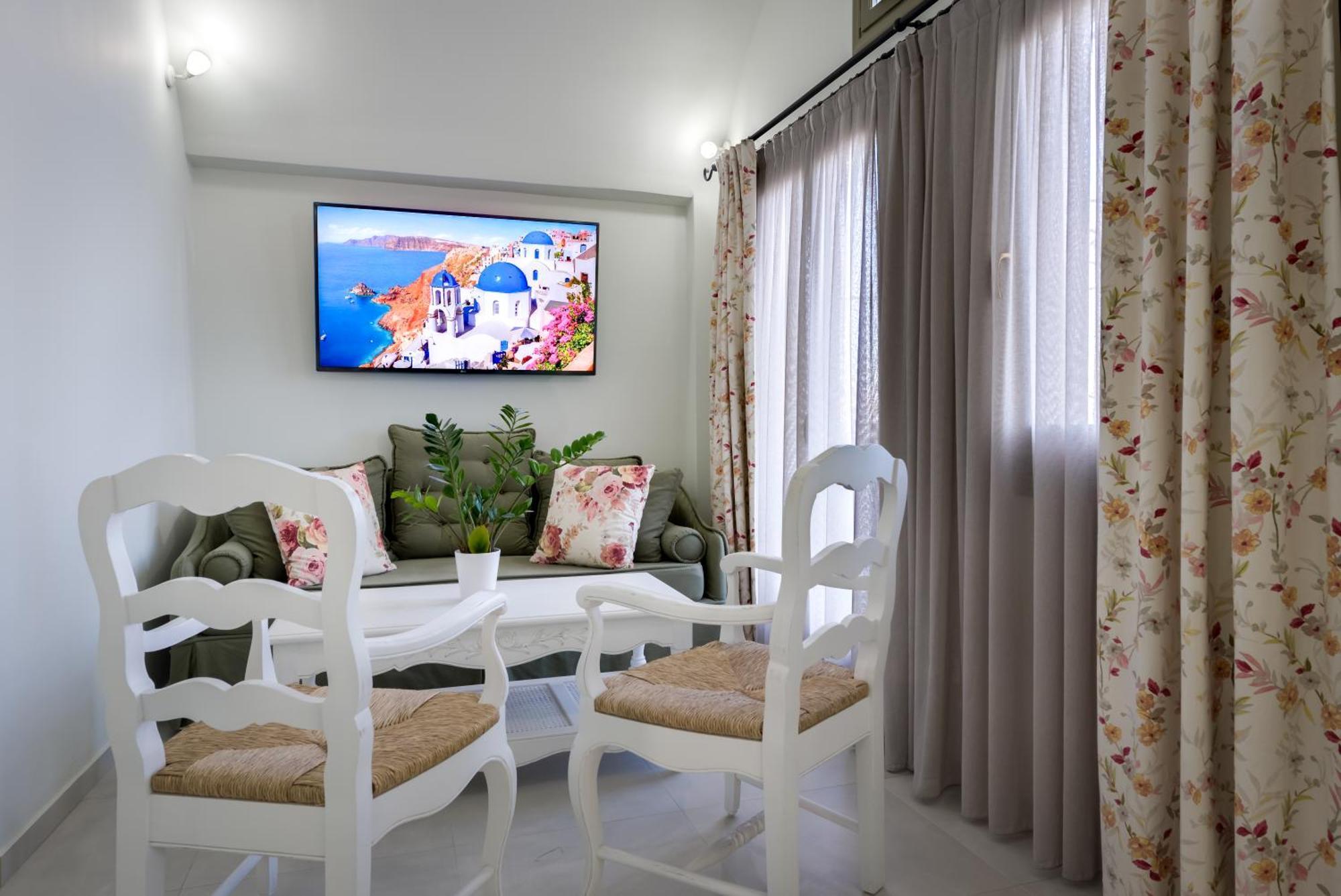 Zephyros Hotel Kamari  Bagian luar foto
